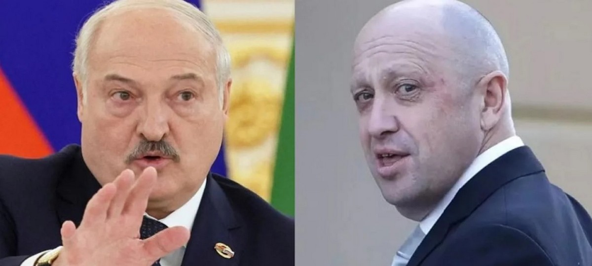 Коллаж: Лукашенко и Пригожин