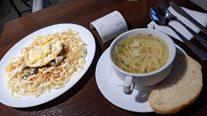 Обед в PastaCafe во Львове