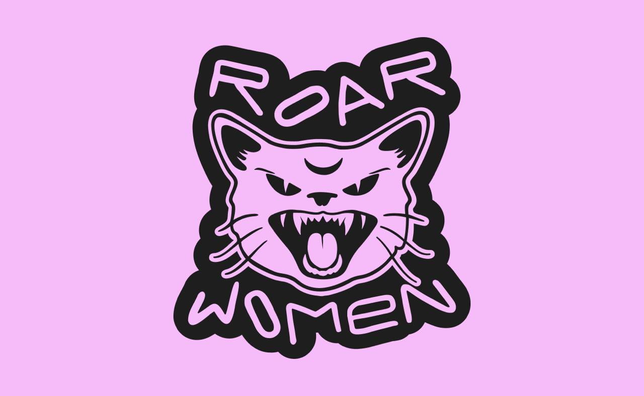 Логотип фестиваля искусства, диалога и солидарности ROAR WOMEN. Фото: Instagram.