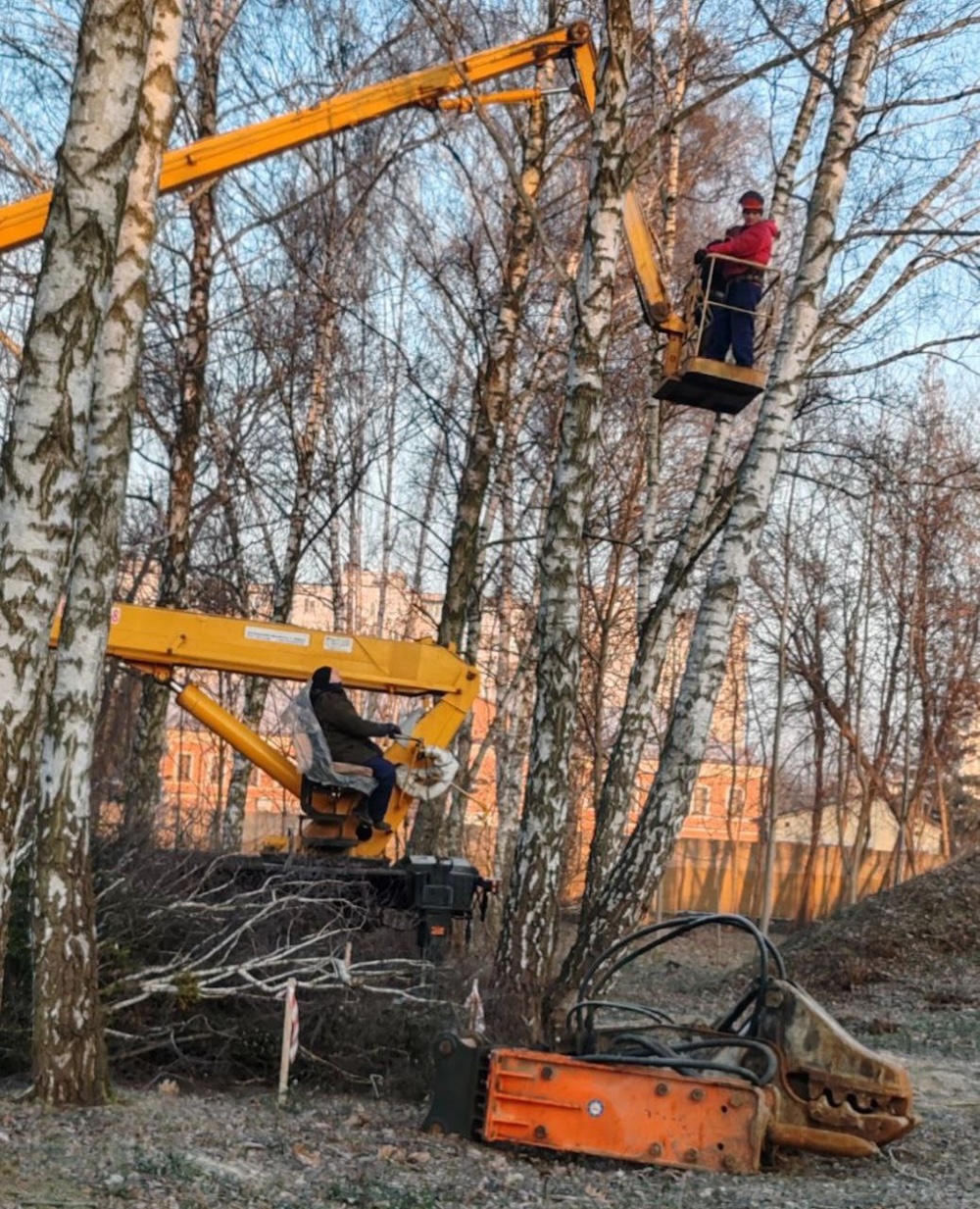 Благоустройство сквера на Папанина в Бресте. Фото: «Любимый Брест».