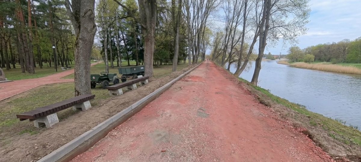 Велодорожка в Брестской крепости